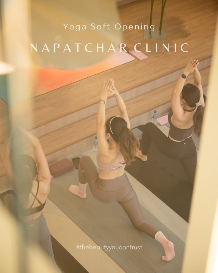 Yoga soft opening at Napatchar Clinic, Phuket